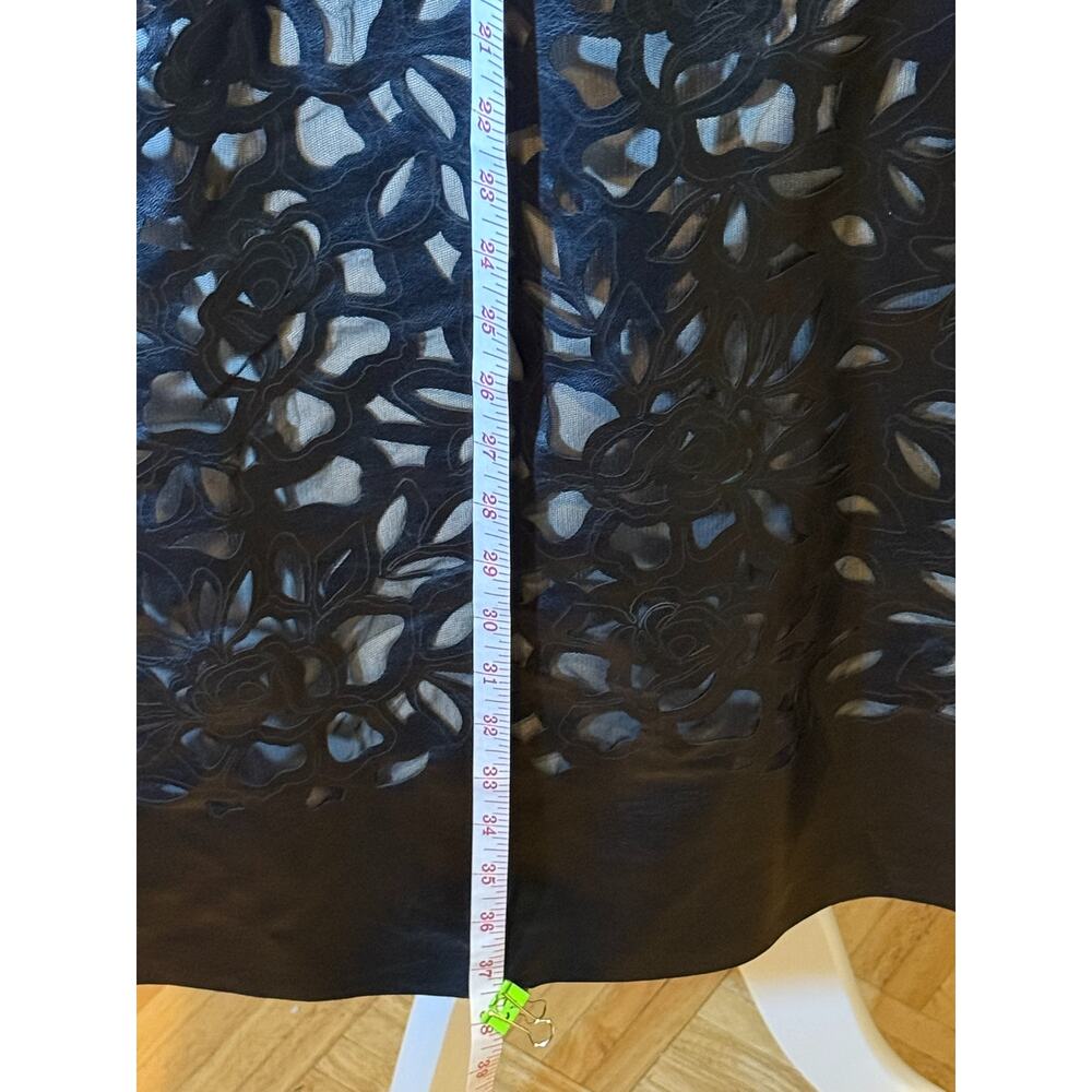 NWT Julia Jordan Black Floral Laser Cut Sheath Cocktail Dress Size 14 - Picture 16 of 16